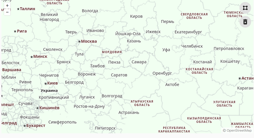Карта с результатом