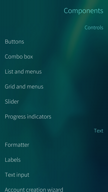 Стартовая страница приложения